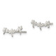 Sterling Silver Polished Dragonfly Post Earrings QE13533