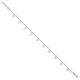 Sterling Silver Polished Heart 9 in Plus1in ext. Anklet QG3145-9