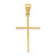 10k Cross Pendant 10C1106