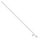 Sterling Silver Heart-link with Heart Charm Anklet QG3549-10