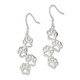 Sterling Silver Paw Prints Earrings QE4889