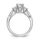 14K White Gold Lab Grown Diamond VS/SI FGH  3-Stone Semi-Mount Eng R RM3031E-P/048-7WLG