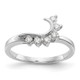 14K White Gold Lab Grown Diamond VS/SI FGH Wrap RM3074B-015-WLG