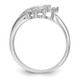 14K White Gold Lab Grown Diamond VS/SI FGH Wrap RM3074B-015-WLG