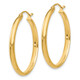 10k Polished Hoop Earring 10TA234