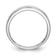 10K White Gold 1/10 carat Diamond Trio Ladies Complete Wedding Band RM3162B-L-100-0WAA