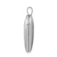 Sterling Silver Rhod-plated Polished/Satin 20mm Forever in my Heart Locket QLS421