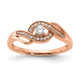 14K Rose Gold Lab Grown Diamond VS/SI FGH Petite Bypass Engagement R RM6570E-012-RLG
