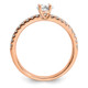 14K Rose Gold Lab Grown Diamond VS/SI FGH Comp Engagement Ring RM6634E-025-7CRLG