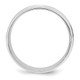Sterling Silver Rhodium-plated 8mm Brushed Fancy Band Size 11.5 QWB113BRH-11.5