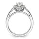 14K White Gold Lab Grown Diamond VS/SI FGH Rnd Halo Semi-mount Eng R RM2038E-075-WLG