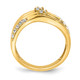 14k 3-row Wavy Diamond Ring RM4243-033-YA