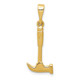 10k Hammer Charm 10A2201