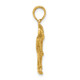 10k Hockey Player with Stick and Puck Charm 10C3754