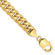 10k 9.3mm Semi-Solid Miami Cuban Chain 10BC157-9
