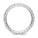14K White Gold Lab Grown Diamond VS/SI FGH Eternity Band ET0005-100-75WLG
