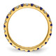 14K Lab Grown Diamond VS/SI FGH & Cr Blue Sapp Eternity Band ET0049-CSA-050-85YLG