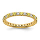 14K Lab Grown Diamond VS/SI FGH & Cr Yellow Sapp Eternity Band ET0049-CYS-050-65YLG