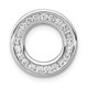 14K White Gold Lab Grown Diamond VS/SI FGH Circle Pendant PM4710-040-WLG