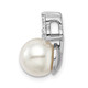 14K White Gold Lab Grown Diamond VS/SI FGH Fancy FWC Pearl Chain Sli PM7997-038-WLG