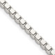 Sterling Silver 3.25mm Box Chain QBX060-18