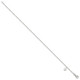 Sterling Silver Heart Dangle Anklet QG289-10