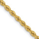 10k 2.5mm Regular Rope Chain 10K018S-16