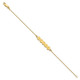 10k Yellow Gold 5 Letter Bubble Bracelet 10XNA1312Y