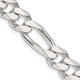 Sterling Silver 10.75mm Figaro Chain QFG300-28