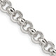 Sterling Silver 6.5mm Semi-solid Rolo Chain QFC107-18