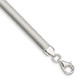 Sterling Silver 6.25mm Flat Oval Snake Chain QFS10-8