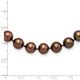 Sterling Silver Rhodium 8-9mm Brown Freshwater Cultured Pearl Necklace QH5159-20