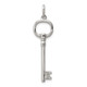 Sterling Silver Rhodium-plated Key Pendant QP1532