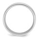 Sterling Silver Rhodium-plated 6mm Brushed Fancy Band Size 10.5 QWB119BRH-10.5