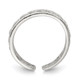 Sterling Silver Solid Toe Ring QR850