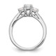 14K White Gold Lab Grown Diamond VS/SI FGH 3-Stone Comp Eng Ring RM2980E-038-7CWLG