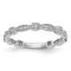 14K White Gold 1/10 carat Diamond Complete Wedding Band RM3358B-010-WAA