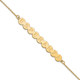 10k Yellow Gold 9 Letter Bubble Bracelet 10XNA1308Y