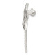 Sterling Silver Satin Finish Diamond Cut Dragon Fly Pin QP461