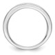 10K White Gold Emerald Band RM3453B-EM-1W