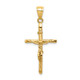 10K INRI Crucifix Pendant 10C3895