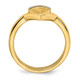 14k Satin and Polished Diamond Double Triangle Ring RM6865-005-YA