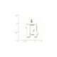 Sterling Silver/Rhodium-plated Polished Number 14 Charm QPL14