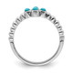 14k White Gold Turquoise Ring RM7414-BTQ-W