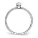 14k White Gold Marquise Bezel Sapphire Ring RM7231-SA-W