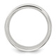 Sterling Silver Rhodium-plated 7mm Polished Fancy Band Size 9 QWB130RH-9