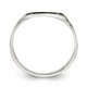Sterling Silver 11x14mm Solid Back Signet Ring QR2424-8