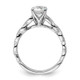14K White Gold Lab Grown Diamond VS/SI FGH Semi-mount Engagement Rin RM9093E-100-7WLG