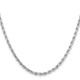 10k White Gold 3.25mm Diamond-cut Rope Chain 10K024W-26