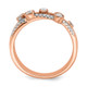 14K Rose Gold Lab Grown Diamond VS/SI FGH Criss Cross Ring RM7969-025-RLG